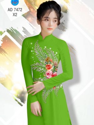 Vải áo dài Hoa hồng mới ra AD 7472 23 1561646460 567 Vai ao dai Hoa hong moi ra AD 7472