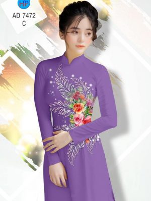 Vải áo dài Hoa hồng mới ra AD 7472 35 1561646460 963 Vai ao dai Hoa hong moi ra AD 7472
