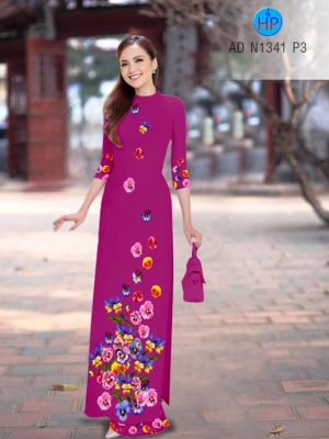 Vải áo dài Hoa in 3D mới ra AD N1341 23 1561649685 443 Vai ao dai Hoa in 3D moi ra AD N1341