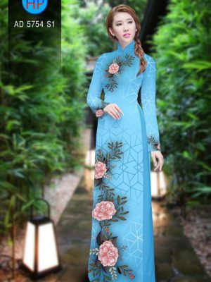 Vải áo dài Hoa in 3D mới ra AD 5754 25 1561655627 436 Vai ao dai Hoa in 3D moi ra AD 5754