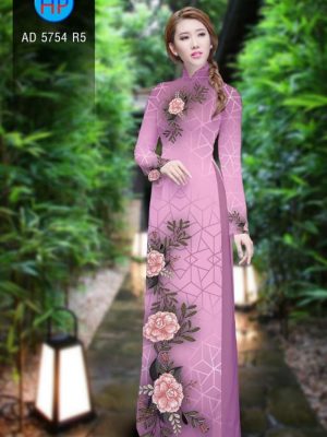 Vải áo dài Hoa in 3D mới ra AD 5754 24 1561655627 515 Vai ao dai Hoa in 3D moi ra AD 5754