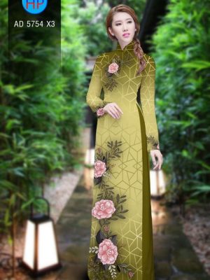Vải áo dài Hoa in 3D mới ra AD 5754 34 1561655627 703 Vai ao dai Hoa in 3D moi ra AD 5754
