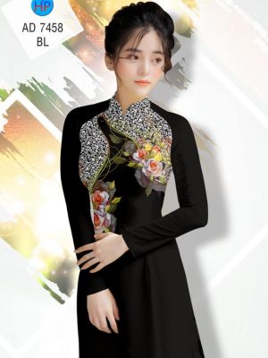 Vải áo dài Hoa hồng kiểu mới AD 7458 24 1561657965 650 Vai ao dai Hoa hong kieu moi AD 7458