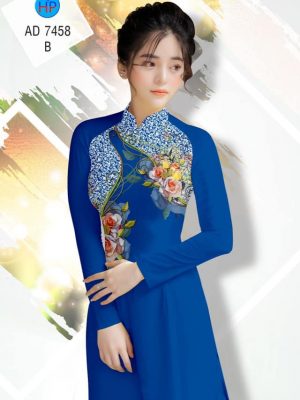 Vải áo dài Hoa hồng kiểu mới AD 7458 25 1561657965 917 Vai ao dai Hoa hong kieu moi AD 7458