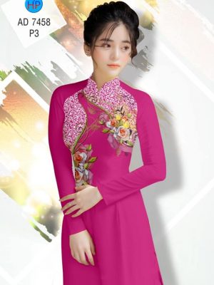 Vải áo dài Hoa hồng kiểu mới AD 7458 22 1561657965 942 Vai ao dai Hoa hong kieu moi AD 7458