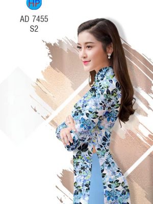 Vải áo dài Lá mới ra AD 7455 34 1561658835 650 Vai ao dai La moi ra AD 7455