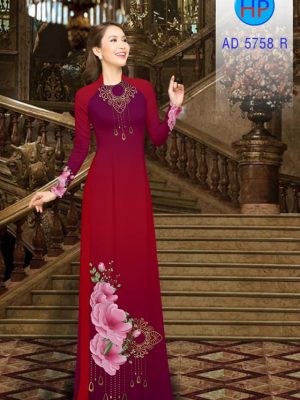 1561659185 392 Vai ao dai Hoa in 3D thiet ke 2019 AD