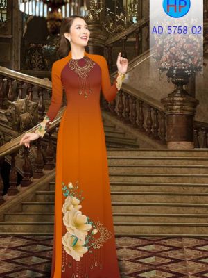 1561659185 812 Vai ao dai Hoa in 3D thiet ke 2019 AD