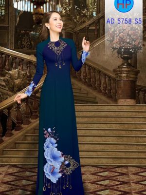 1561659185 824 Vai ao dai Hoa in 3D thiet ke 2019 AD