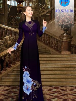 1561659186 342 Vai ao dai Hoa in 3D thiet ke 2019 AD