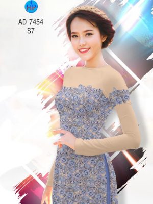 Vải áo dài in giả ren mới ra AD 7454 29 1561663669 143 Vai ao dai in gia ren moi ra AD 7454