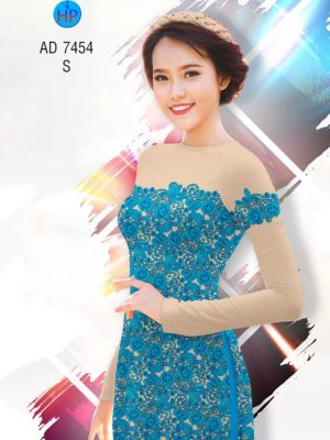 Vải áo dài in giả ren mới ra AD 7454 33 1561663669 163 Vai ao dai in gia ren moi ra AD 7454