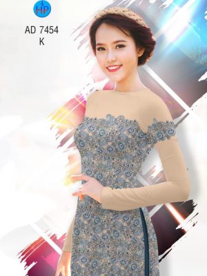 Vải áo dài in giả ren mới ra AD 7454 28 1561663669 81 Vai ao dai in gia ren moi ra AD 7454
