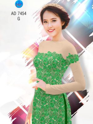 Vải áo dài in giả ren mới ra AD 7454 22 1561663669 964 Vai ao dai in gia ren moi ra AD 7454