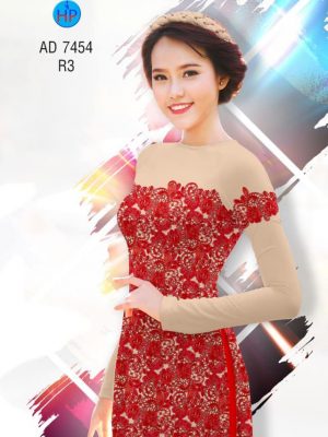 Vải áo dài in giả ren mới ra AD 7454 30 1561663669 991 Vai ao dai in gia ren moi ra AD 7454