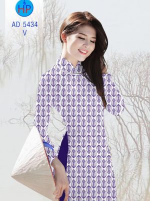 Vải áo dài hình lá đều kiểu mới AD 5434 25 1561667555 36 Vai ao dai hinh la deu kieu moi AD 5434