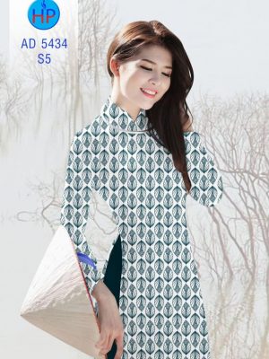 Vải áo dài hình lá đều kiểu mới AD 5434 24 1561667555 729 Vai ao dai hinh la deu kieu moi AD 5434