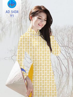 Vải áo dài hình lá đều kiểu mới AD 5434 35 1561667556 762 Vai ao dai hinh la deu kieu moi AD 5434