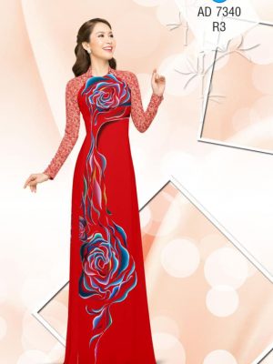 Vải áo dài Hoa hồng sắc sảo thiết kế 2019 AD 7340 23 1561667653 403 Vai ao dai Hoa hong sac sao thiet ke 2019