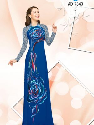 Vải áo dài Hoa hồng sắc sảo thiết kế 2019 AD 7340 31 1561667653 641 Vai ao dai Hoa hong sac sao thiet ke 2019