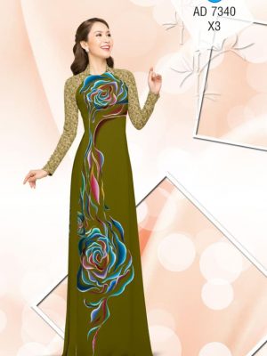 Vải áo dài Hoa hồng sắc sảo thiết kế 2019 AD 7340 29 1561667653 944 Vai ao dai Hoa hong sac sao thiet ke 2019