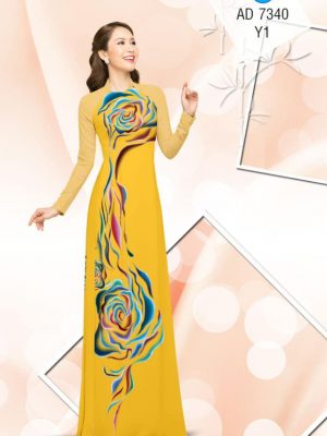 Vải áo dài Hoa hồng sắc sảo thiết kế 2019 AD 7340 26 1561667653 957 Vai ao dai Hoa hong sac sao thiet ke 2019