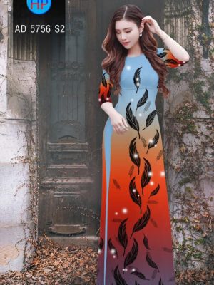 Vải áo dài hình lá mới ra AD 5756 26 1561673005 4 Vai ao dai hinh la moi ra AD 5756