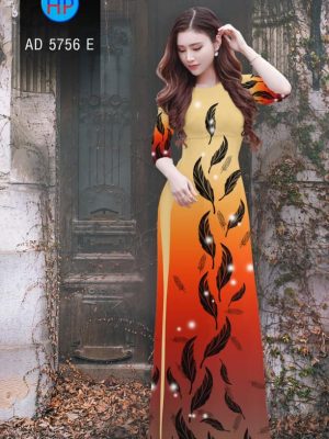 Vải áo dài hình lá mới ra AD 5756 35 1561673006 119 Vai ao dai hinh la moi ra AD 5756