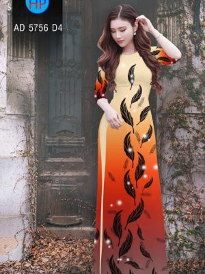 Vải áo dài hình lá mới ra AD 5756 37 1561673006 145 Vai ao dai hinh la moi ra AD 5756