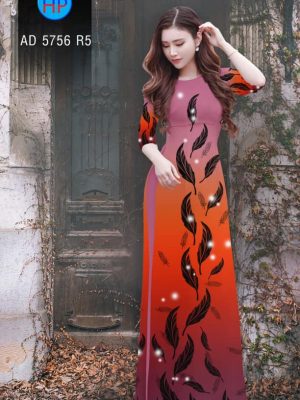 Vải áo dài hình lá mới ra AD 5756 30 1561673006 259 Vai ao dai hinh la moi ra AD 5756