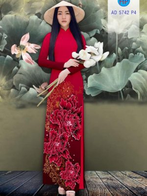 Vải áo dài Hoa Mẫu Đơn đẹp sang kiểu mới AD 5742 27 1561673983 223 Vai ao dai Hoa Mau Don dep sang kieu moi