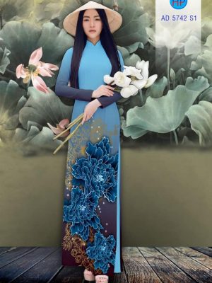 Vải áo dài Hoa Mẫu Đơn đẹp sang kiểu mới AD 5742 22 1561673983 240 Vai ao dai Hoa Mau Don dep sang kieu moi