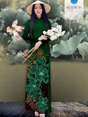 Vải áo dài Hoa Mẫu Đơn đẹp sang kiểu mới AD 5742 32 1561673983 841 Vai ao dai Hoa Mau Don dep sang kieu moi