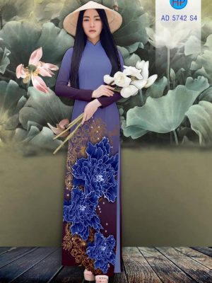 Vải áo dài Hoa Mẫu Đơn đẹp sang kiểu mới AD 5742 21 1561673983 882 Vai ao dai Hoa Mau Don dep sang kieu moi