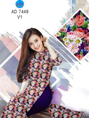 Vải áo dài Hoa đều thiết kế 2019 AD 7449 23 1561675617 172 Vai ao dai Hoa deu thiet ke 2019 AD 7449