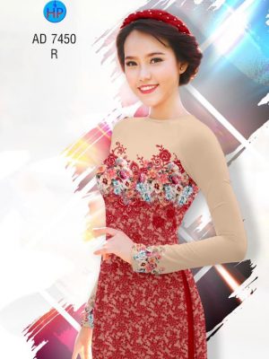 Vải áo dài Hoa in giả ren mới ra AD 7450 23 1561680211 919 Vai ao dai Hoa in gia ren moi ra AD