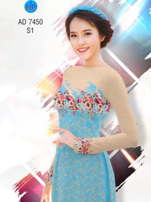 Vải áo dài Hoa in giả ren mới ra AD 7450 36 1561680212 410 Vai ao dai Hoa in gia ren moi ra AD