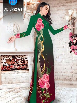 Vải áo dài Hoa hồng thiết kế 2019 AD 5732 30 1561697280 27 Vai ao dai Hoa hong thiet ke 2019 AD 5732