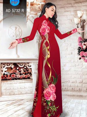 Vải áo dài Hoa hồng thiết kế 2019 AD 5732 23 1561697280 84 Vai ao dai Hoa hong thiet ke 2019 AD 5732