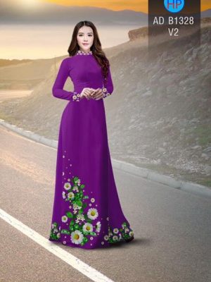 Vải áo dài hoa Cúc hoạ mi thiết kế 2019 AD B1328 15 1561705392 525 Vai ao dai hoa Cuc hoa mi thiet ke 2019