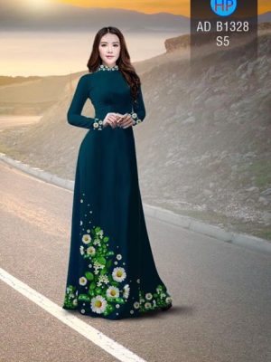 Vải áo dài hoa Cúc hoạ mi thiết kế 2019 AD B1328 17 1561705393 719 Vai ao dai hoa Cuc hoa mi thiet ke 2019