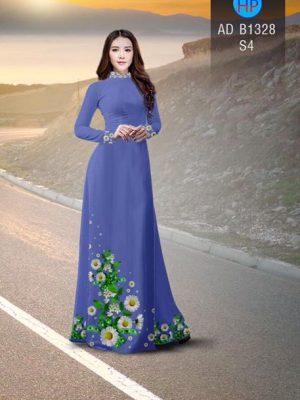 Vải áo dài hoa Cúc hoạ mi thiết kế 2019 AD B1328 21 1561705393 886 Vai ao dai hoa Cuc hoa mi thiet ke 2019