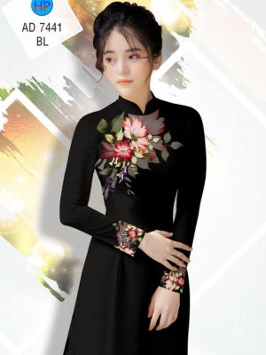 Vải áo dài Hoa in 3D mới ra AD 7441 37 1561708757 718 Vai ao dai Hoa in 3D moi ra AD 7441