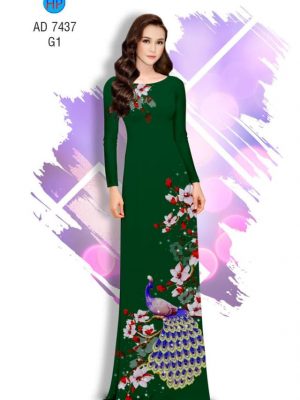 Vải áo dài Công và Hoa Đào kiểu mới AD 7437 29 1561711051 417 Vai ao dai Cong va Hoa Dao kieu moi AD