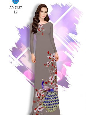 Vải áo dài Công và Hoa Đào kiểu mới AD 7437 27 1561711051 997 Vai ao dai Cong va Hoa Dao kieu moi AD
