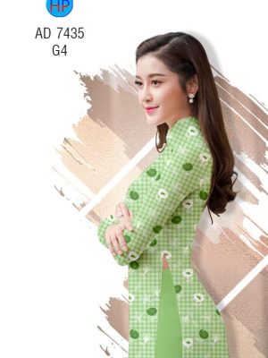 Vải áo dài Hoa đều trên nền caro thiết kế 2019 AD 7435 25 1561712959 103 Vai ao dai Hoa deu tren nen caro thiet ke