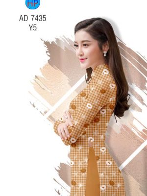 Vải áo dài Hoa đều trên nền caro thiết kế 2019 AD 7435 29 1561712959 458 Vai ao dai Hoa deu tren nen caro thiet ke