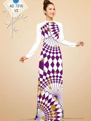 Vải áo dài Lập thể lạ kiểu mới AD 7316 34 1561713110 439 Vai ao dai Lap the la kieu moi AD 7316