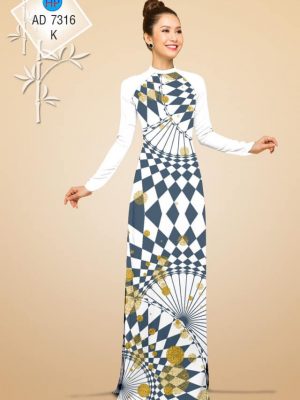 Vải áo dài Lập thể lạ kiểu mới AD 7316 25 1561713110 699 Vai ao dai Lap the la kieu moi AD 7316