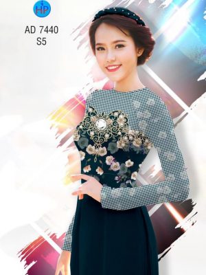 Vải áo dài Hoa in 3D mới ra AD 7440 33 1561713265 72 Vai ao dai Hoa in 3D moi ra AD 7440